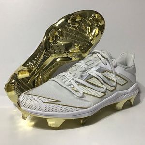Adidas Adizero Afterburner 7 Gold TPU Baseball Cleats